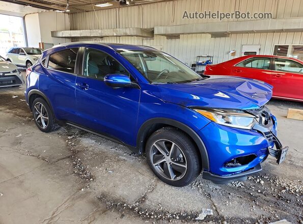3CZRU6H55MM737478 2021 HONDA HR-V Blue წინა მარჯვენა