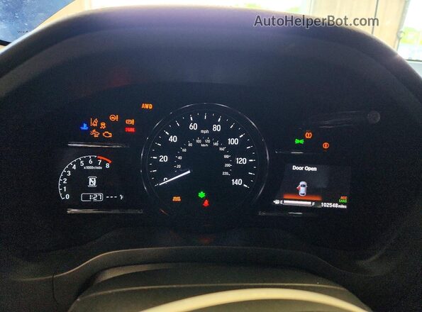 3CZRU6H55MM737478 2021 HONDA HR-V Blue ხელსაწყოთა პანელის ხედი