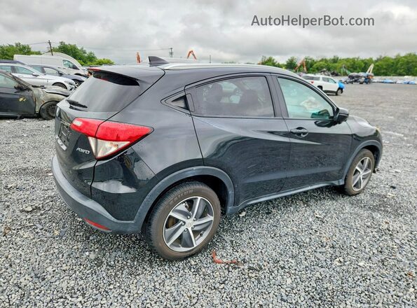 3CZRU6H55MM755009 2021 HONDA HR-V Черный Задняя правая четверть