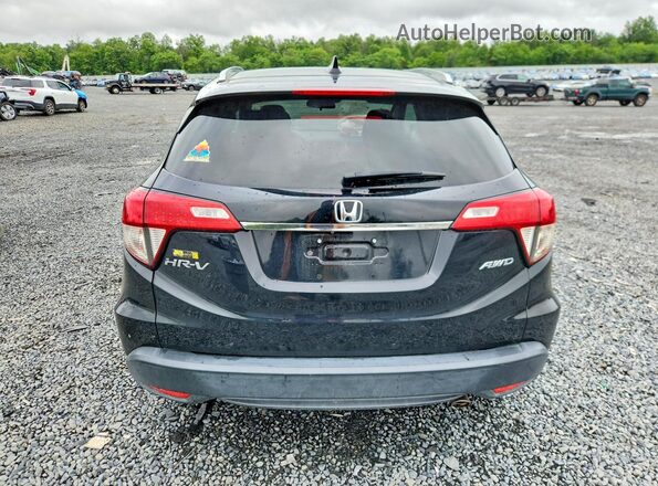 3CZRU6H55MM755009 2021 HONDA HR-V Черный Вид сзади