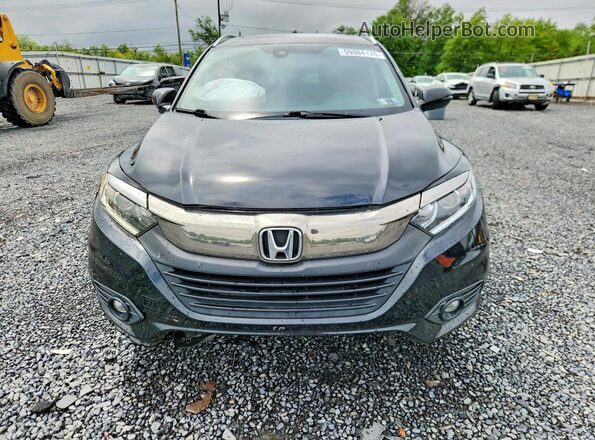 3CZRU6H55MM755009 2021 HONDA HR-V Черный Вид спереди