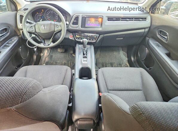 3CZRU6H56JM108596 2018 HONDA HR-V Black Widok deski rozdzielczej