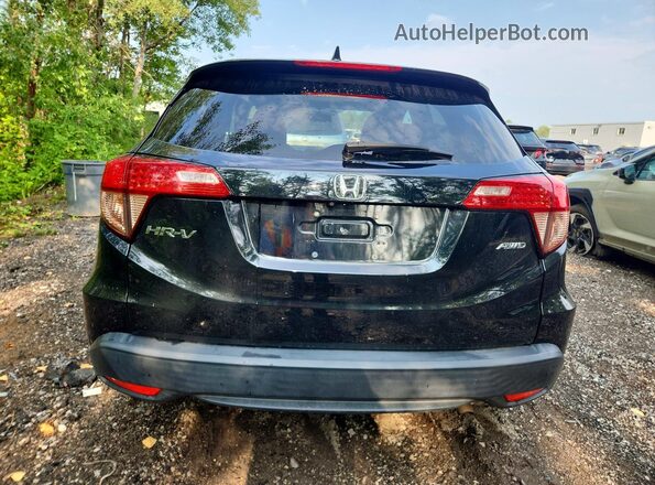 3CZRU6H56JM108596 2018 HONDA HR-V Black Widok z tyłu