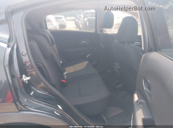3CZRU6H56JM704484 2018 HONDA HR-V Black VIN კოდის სტიკერის ხედი