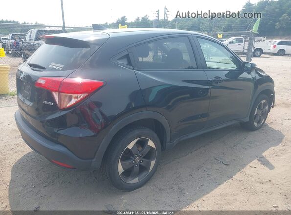 3CZRU6H56JM704484 2018 HONDA HR-V Black უკანა მარჯვენა
