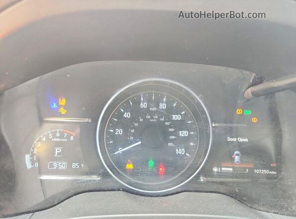 3CZRU6H56NM748183 2022 HONDA HR-V Gray Սարքավորումների վահանակի տեսք