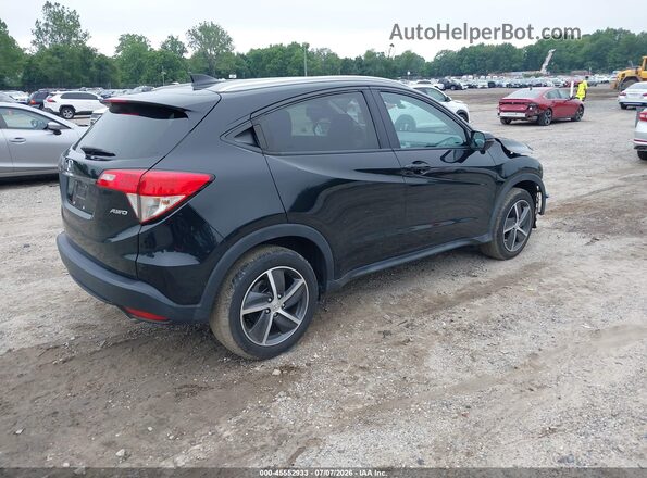 3CZRU6H56NM772712 2022 HONDA HR-V Black Հետևի աջ