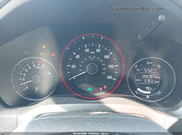 3CZRU6H57GM738281 2016 HONDA HR-V Blue Widok tylnych siedzeń