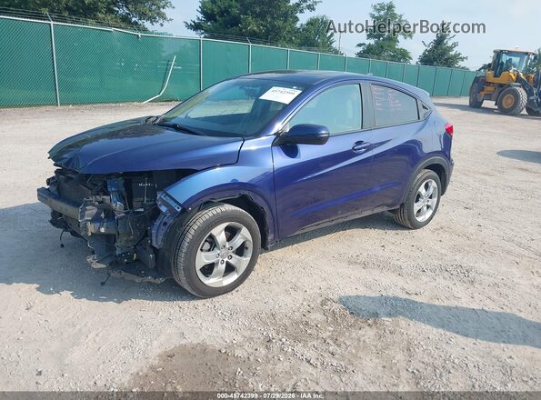 3CZRU6H57GM738281 2016 HONDA HR-V Blue Przód lewy