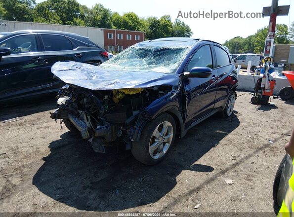 3CZRU6H57GM764556 2016 HONDA HR-V Blue Przód lewy