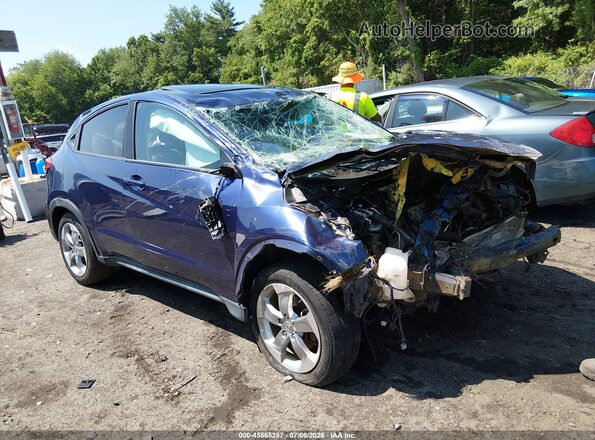 3CZRU6H57GM764556 2016 HONDA HR-V Blue Widok wnętrza 360 stopni