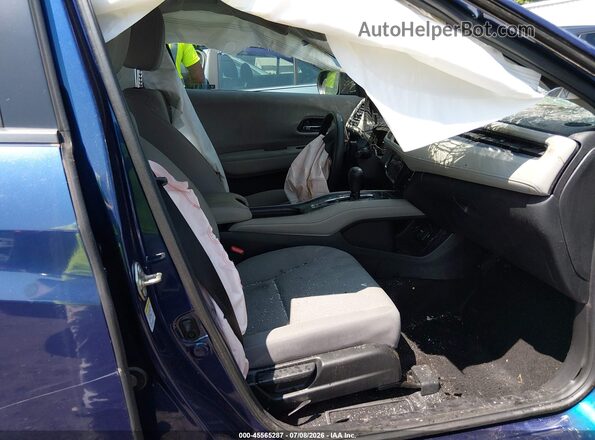 3CZRU6H57GM764556 2016 HONDA HR-V Blue Widok wnętrza z przodu