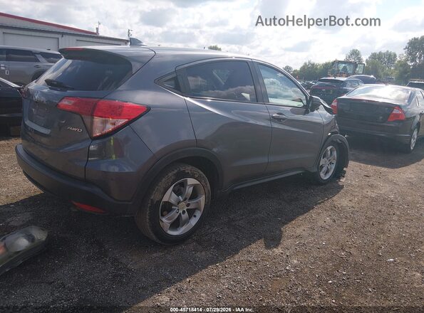 3CZRU6H57HM710000 2017 HONDA HR-V Gray Задня права чверть