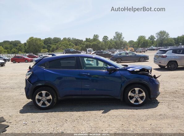 3CZRU6H57HM723104 2017 HONDA HR-V Blue Вид задньої частини салону