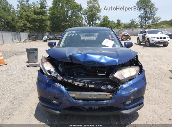 3CZRU6H57HM723104 2017 HONDA HR-V Blue Вид щитка приладів
