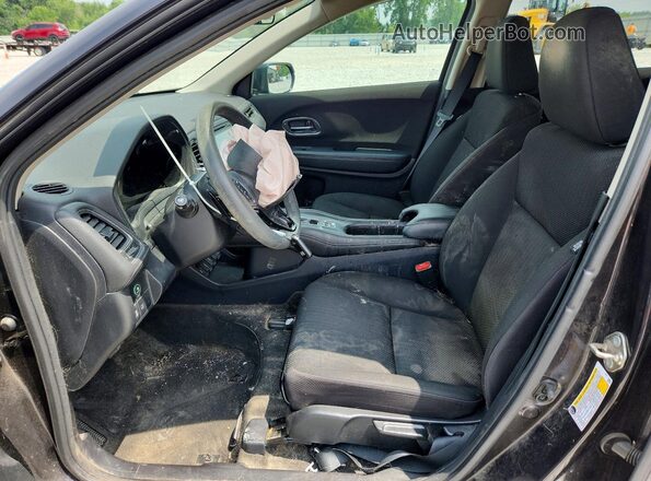 3CZRU6H57JG726900 2018 HONDA HR-V Black Вид салону спереду