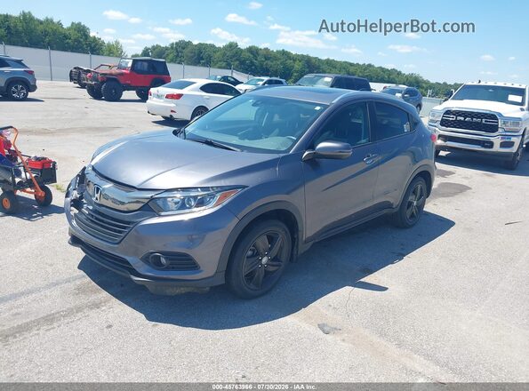 3CZRU6H57KM734448 2019 HONDA HR-V Gray Front left