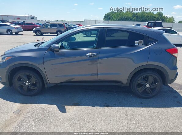 3CZRU6H57KM734448 2019 HONDA HR-V Gray 360 interior view