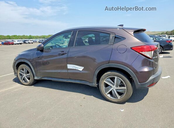 3CZRU6H57MM716938 2021 HONDA HR-V Maroon Հետևի ձախ