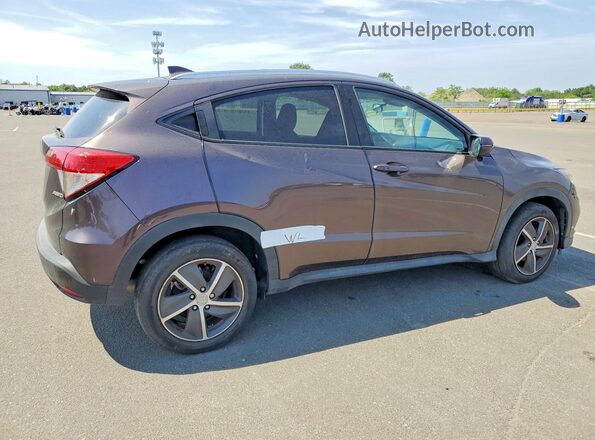 3CZRU6H57MM716938 2021 HONDA HR-V Maroon Հետևի աջ