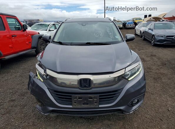 3CZRU6H57MM744528 2021 HONDA HR-V Gray Widok z przodu
