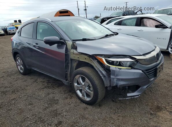 3CZRU6H57MM744528 2021 HONDA HR-V Gray Przód prawy