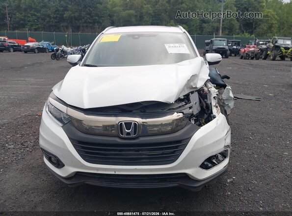 3CZRU6H57MM745100 2021 HONDA HR-V White Widok zestawu wskaźników