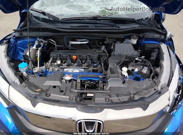 3CZRU6H57NM734504 2022 HONDA HR-V Blue Rear view