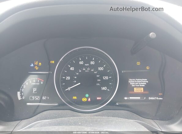 3CZRU6H57NM746460 2022 HONDA HR-V White უკანა სავარძლების ხედი
