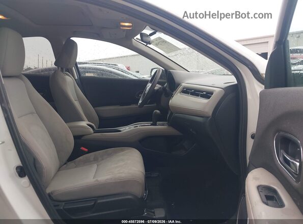 3CZRU6H57NM746460 2022 HONDA HR-V White წინა სალონის ხედი