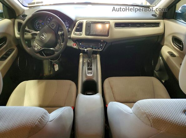 3CZRU6H58GM717245 2016 HONDA HR-V Blue Vista del salpicadero