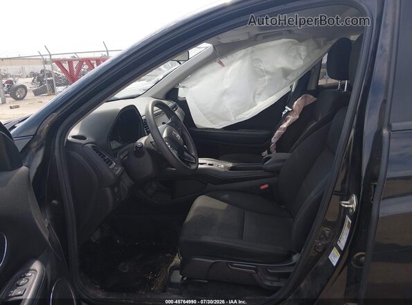 3CZRU6H58GM754408 2016 HONDA HR-V Black Widok wnętrza z przodu