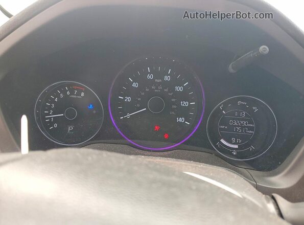 3CZRU6H58HM727906 2017 HONDA HR-V White Սարքավորումների վահանակի տեսք