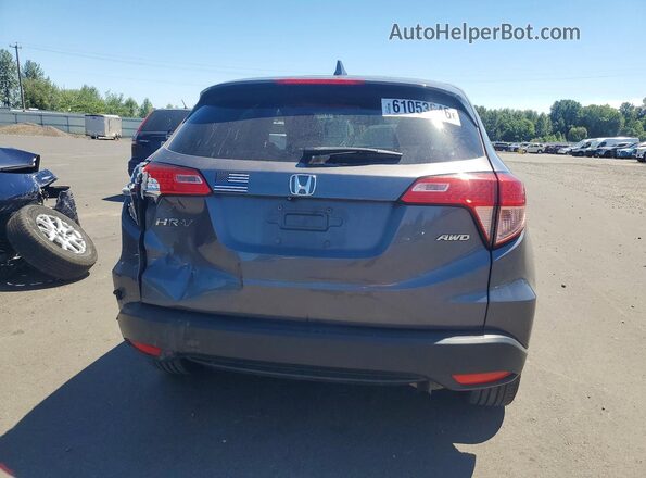 3CZRU6H58JG707904 2018 HONDA HR-V Gray Rear view