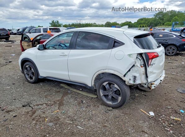 3CZRU6H58JM720539 2018 HONDA HR-V White Trasero izquierdo