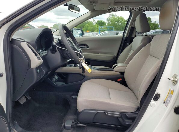 3CZRU6H58JM720539 2018 HONDA HR-V White Vista interior delantera