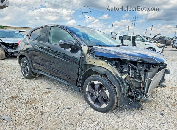 3CZRU6H58JM726261 2018 HONDA HR-V Черный Передняя правая четверть