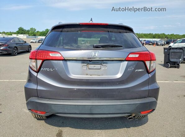 3CZRU6H58KM727220 2019 HONDA HR-V Gray Widok z tyłu