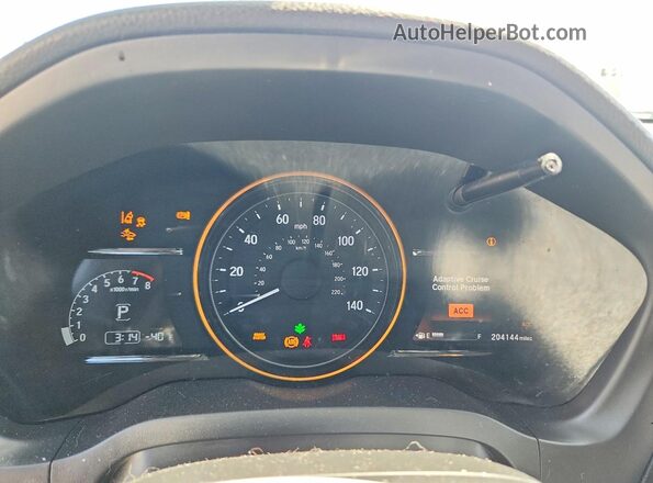 3CZRU6H58KM729713 2019 HONDA HR-V Gray Սարքավորումների վահանակի տեսք