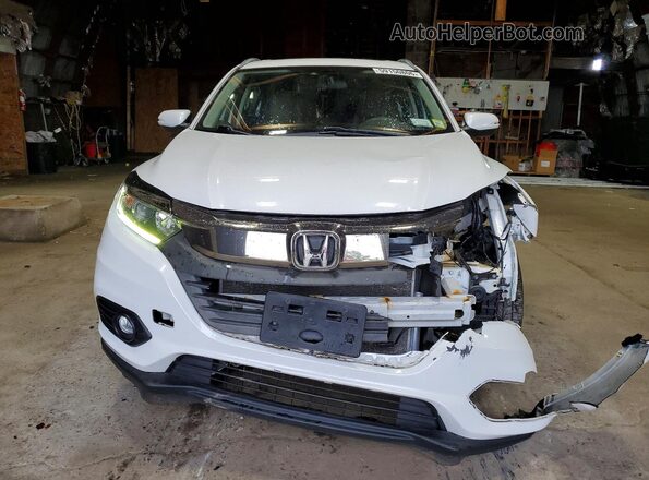 3CZRU6H58KM742428 2019 HONDA HR-V White Widok z przodu