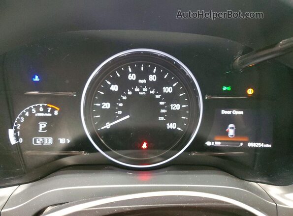 3CZRU6H58KM742428 2019 HONDA HR-V White Widok zestawu wskaźników