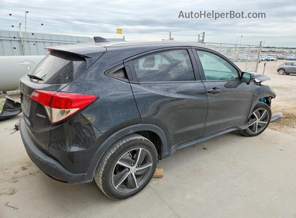 3CZRU6H58MM700456 2021 HONDA HR-V Черный Задняя правая четверть
