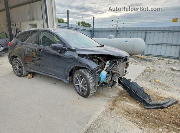 3CZRU6H58MM700456 2021 HONDA HR-V Черный Передняя правая четверть