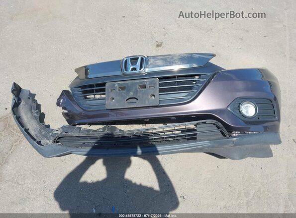 3CZRU6H58MM726166 2021 HONDA HR-V Purple ხელსაწყოთა პანელის ხედი