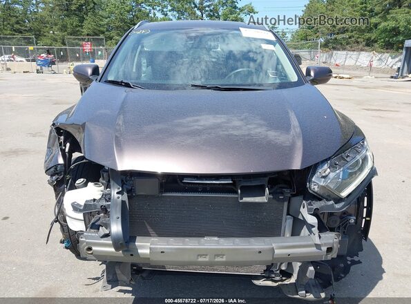 3CZRU6H58MM726166 2021 HONDA HR-V Purple უკანა სალონის ხედი