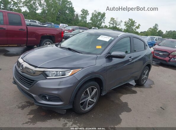 3CZRU6H58NM713533 2022 HONDA HR-V Gray Առջևի ձախ երեք քառորդ տեսարան