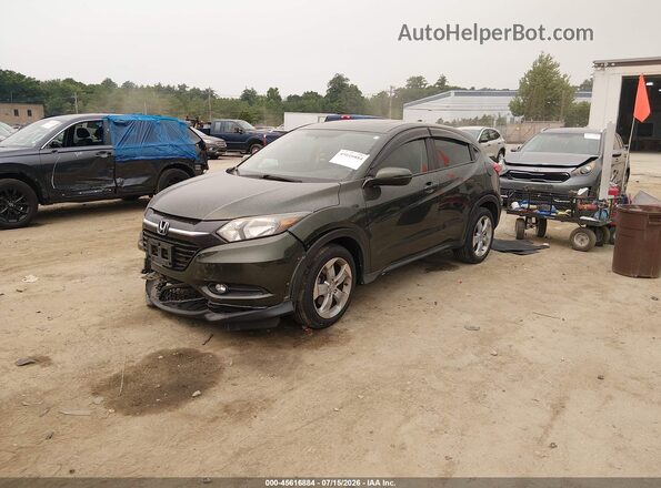 3CZRU6H59GM724138 2016 HONDA HR-V Green Przód lewy