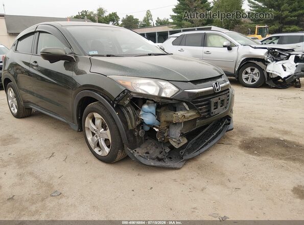 3CZRU6H59GM724138 2016 HONDA HR-V Green Widok z przodu