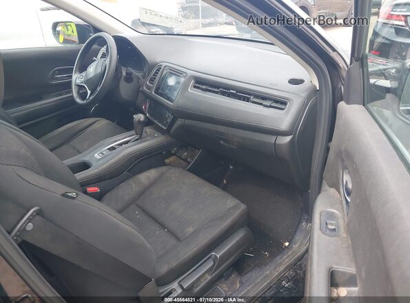 3CZRU6H59HG703015 2017 HONDA HR-V Black წინა სალონის ხედი