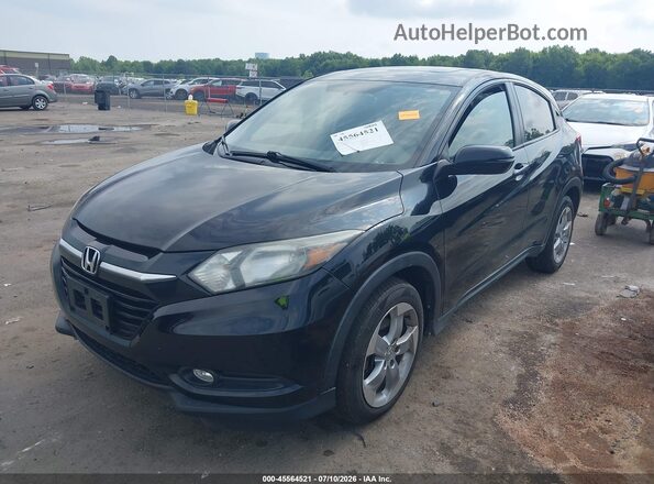 3CZRU6H59HG703015 2017 HONDA HR-V Black წინა მარცხენა ხედი სამი მეოთხედიდან